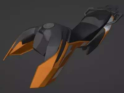 KTM 250 adventure bodypart 3D model