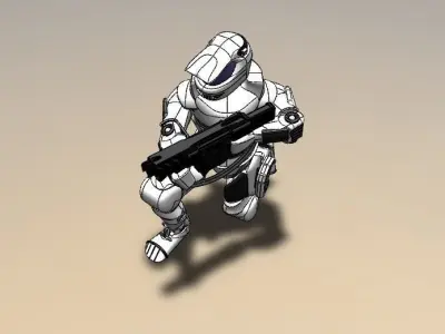 Robot Soldier 3D model purchase