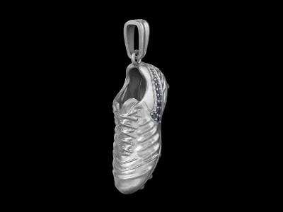 Football Boot Pendant with gems  N91 3D print model