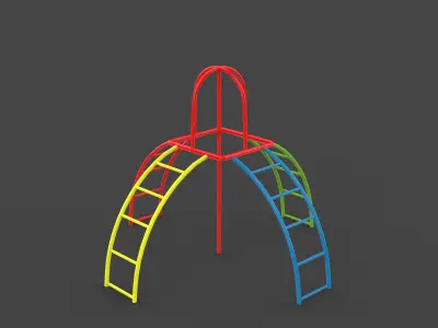 Playground Monkey Bars 3D model buy
