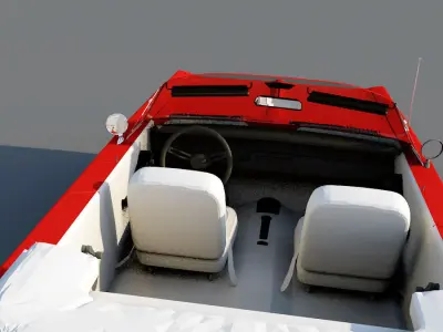 1968 plymouth fury 3 convertible 3D model