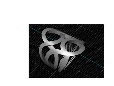 Casual ring  3D print model