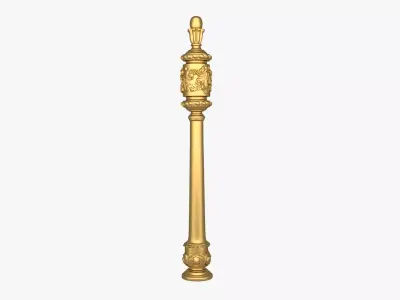 Classic decor ornament 210 3D model