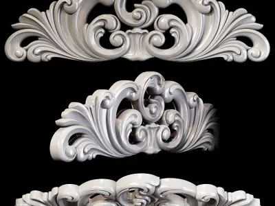 Classic carved 020 3D model