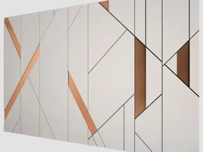 Wall Panel 6 3D model