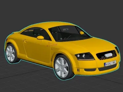 Audi TT quattro Sport 3D model 3D model