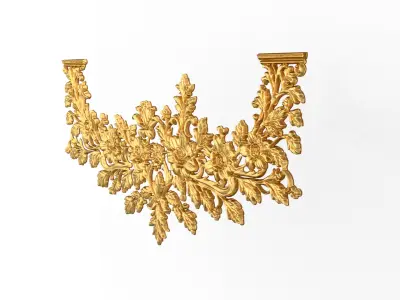 Classic decor ornament carved 58 3D model