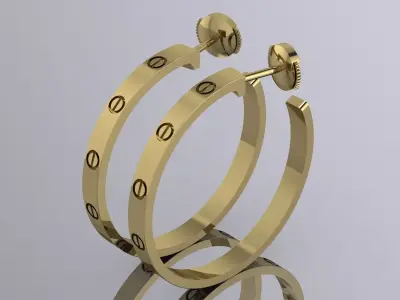 Brand Elegant Jewelry Gold Luxury 3D print model