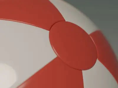 Beach ball Free 3D model