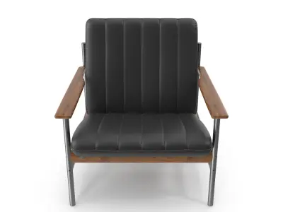 Norwegian Lounge Chair Low-poly 3D model