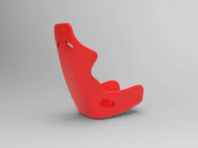 sport seat - racing seat - car seat - sport chair 3D model