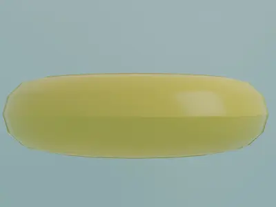 Inflatable buoy Free low-poly 3D model