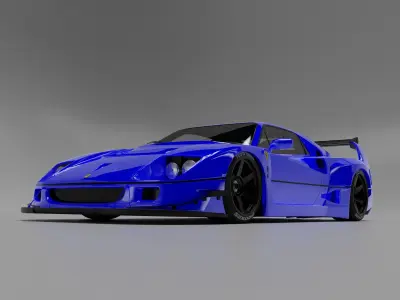 F40 Liberty Walk 3D model