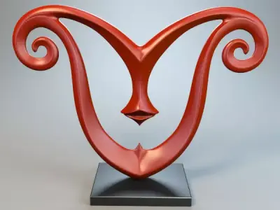 Abstract Figure 3D model 24