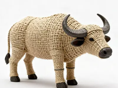 Water buffalo 3D print model