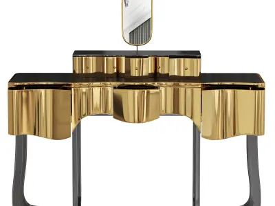 SINUOUS VANITY TABLE by maisonvalentina 3D model
