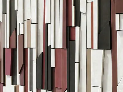 Finishing decorative stone n3 3D model