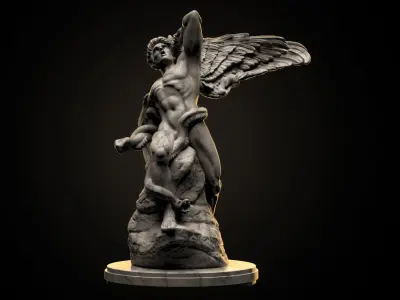 Fallen Angel 3D print model