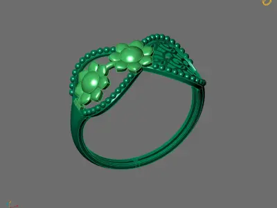 Women Plain Ring Ready STL 3DM Models Womens Rings 3D models 3D print model