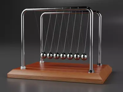 Energy cradle 3D model