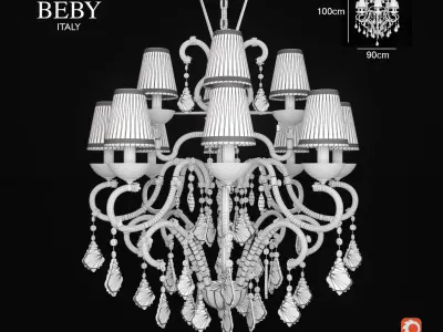 Chandelier Beby Group Il Nuovo Vintage 6104 3D model