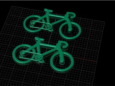 Bike gold  Free 3D model