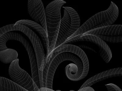 Wall decor flowers with leaves for milling CNC machines  3D print model