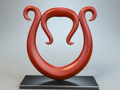 Abstract Figure 3D model 26