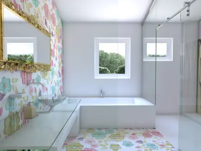 Bathroom 58 3D model