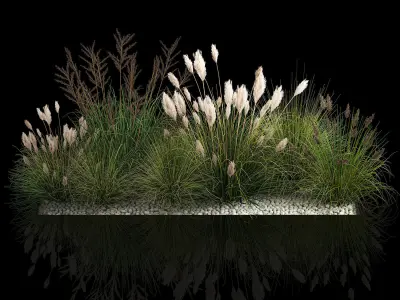 Decorative Bushes For Landscaping 1120 3D model