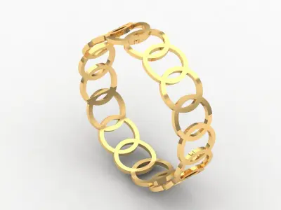 chain rings 3D print model