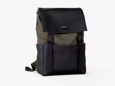 Backpack Rooh Green Low-poly 3D model