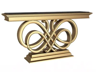 Luxury Console Table 03 Low-poly 3D model