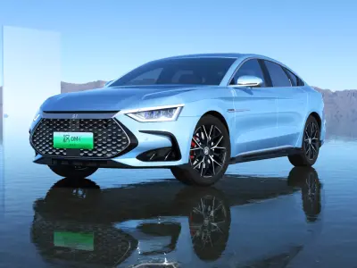 BYD Han DM-i 2023 Champion Edition With interior 3D model