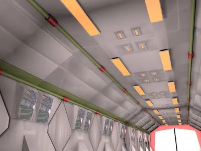 Game Corridor  3D model