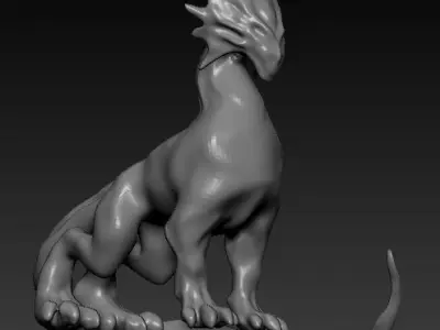 Dragon Low-poly 3D model
