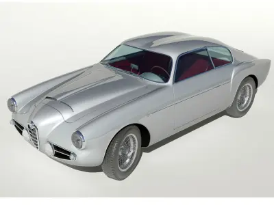 Alfa Romeo 1900 SSZ 1956 3D model