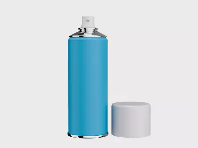 spray paint can 3D model