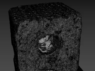 Ultra realistic Old Brick Scan 8k HD Low-poly 3D model