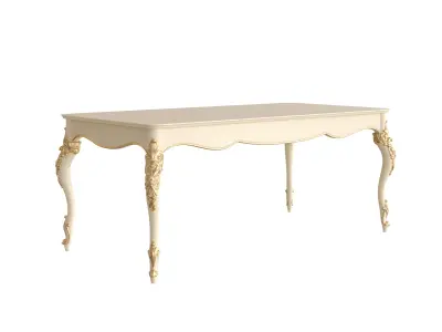 Exquisite Luxury Dining Table 3D model