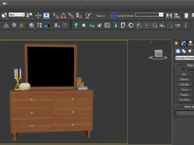 Dresser 01 3D model