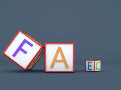 Lowpoly Toys car Low-poly 3D model