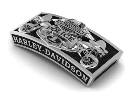Harley-Davidson Belt Buckle Code-CGH006 3D print model