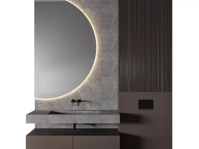 Luxury Bathroom 241 3D model