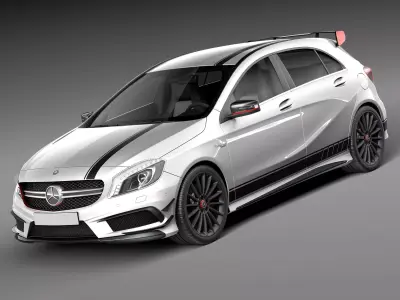 Mercedes-Benz A45 AMG Edition 1 2014 3D model
