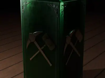 Dwarven Bottle - Flask 3D model