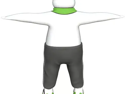 Nft Model Sappyseels Sport2 Low-poly 3D model