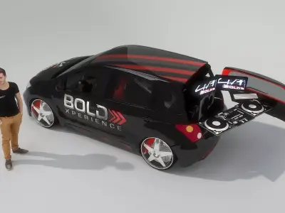 mobile entertainment Low-poly 3D model