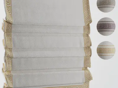 Curtain Set M36 3D model