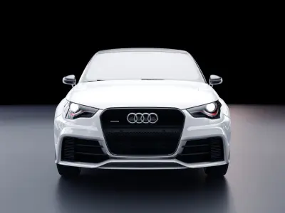 Audi A1 Quattro Low-poly 3D model